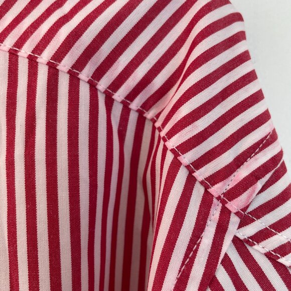 Favourbrook London Bengal Stripe Dress Shirt - Red/White - Men's - Picture 9 of 11
